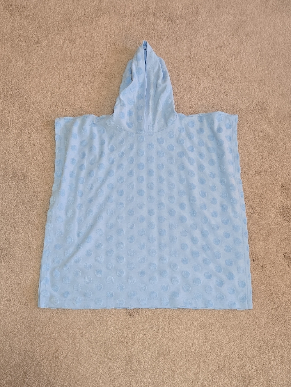 Crewcuts Pale Blue Hooded Poncho